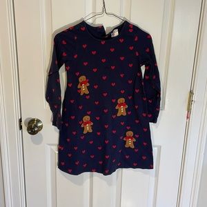 Hanna Anderson gingerbread man dress. Size 8